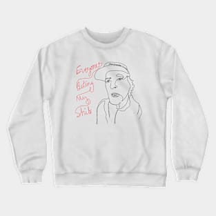 Owen wilson single line Crewneck Sweatshirt